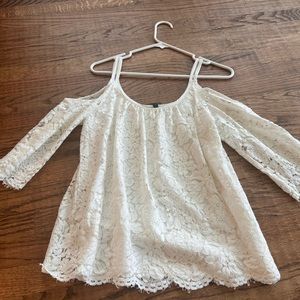 White House Black Market beautiful white top